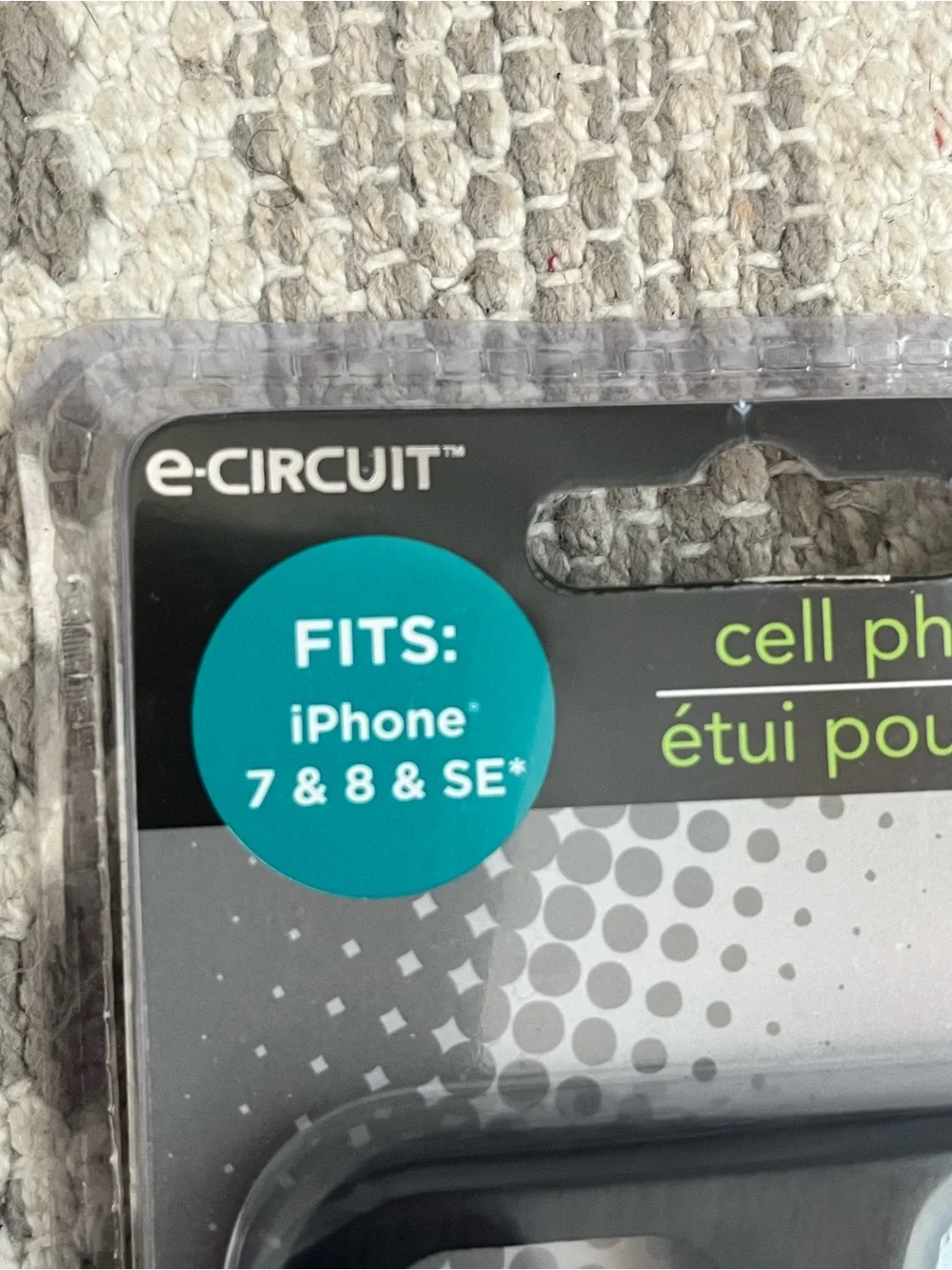Black iPhone 6/6s/7/8/SE Cell Phone Case - Compatible Protective Cover
